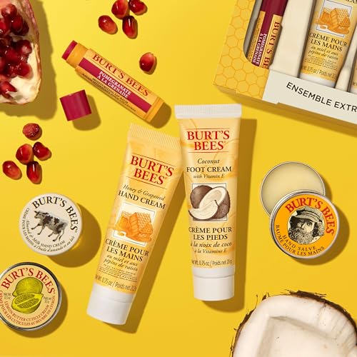 Burt's Bees Christmas Stocking Stuffers Gift Set - 6 Classic Products