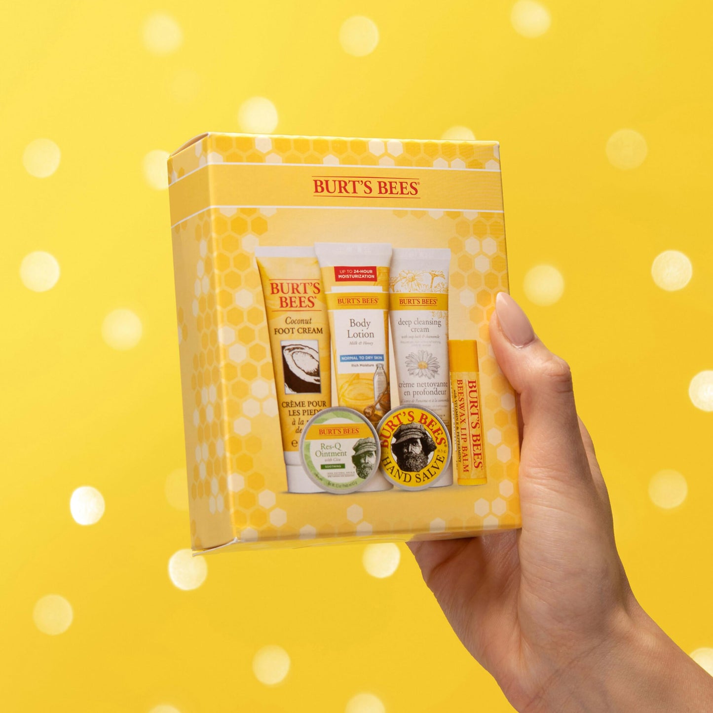 Burt's Bees Christmas Stocking Stuffers Gift Set - 6 Classic Products