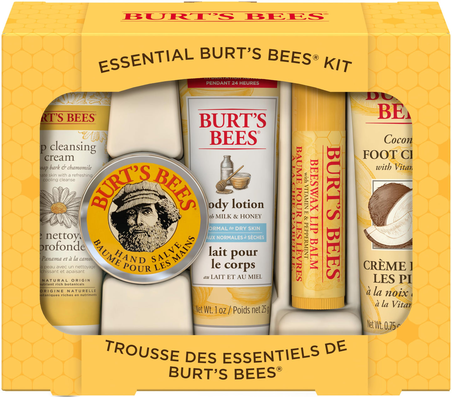 Burt's Bees Christmas Stocking Stuffers Gift Set - 6 Classic Products